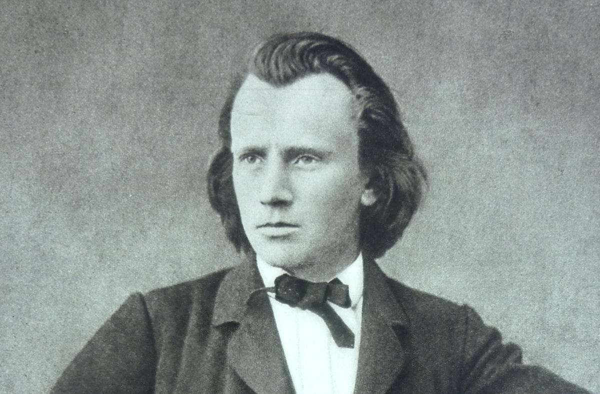 Fotografia promocional de Johannes Brahms.