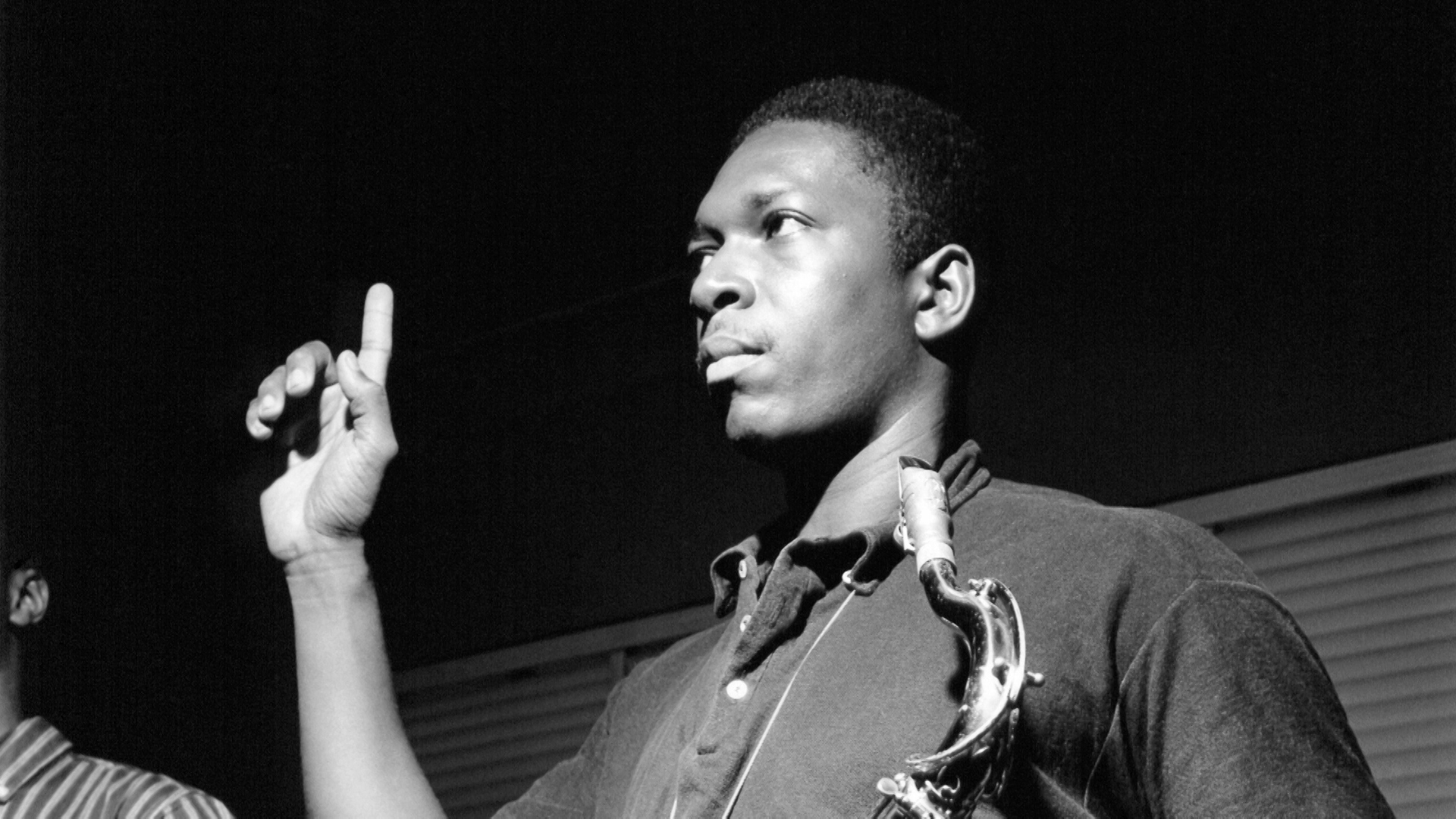 Fotografia promocional de John Coltrane.