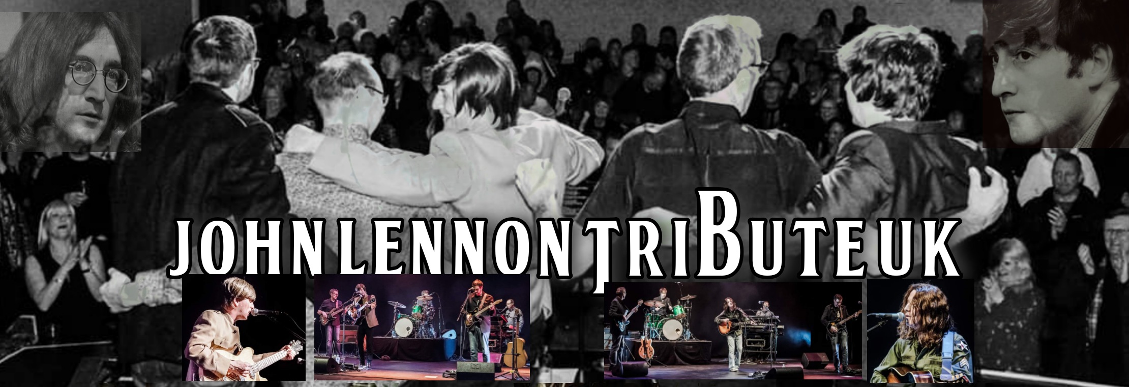 Fotografía promocional de John Lennon Tribute UK