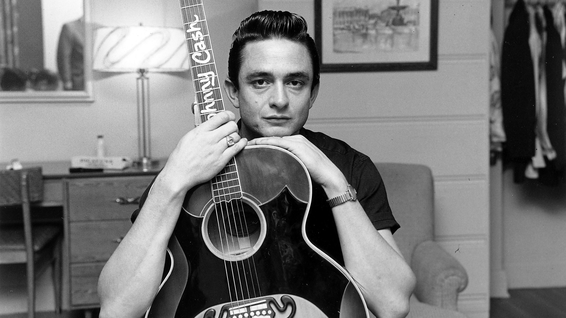 Fotografia promozionale di Johnny Cash.