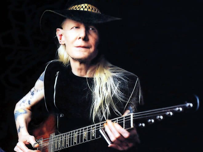 Fotografia promocional de Johnny Winter.
