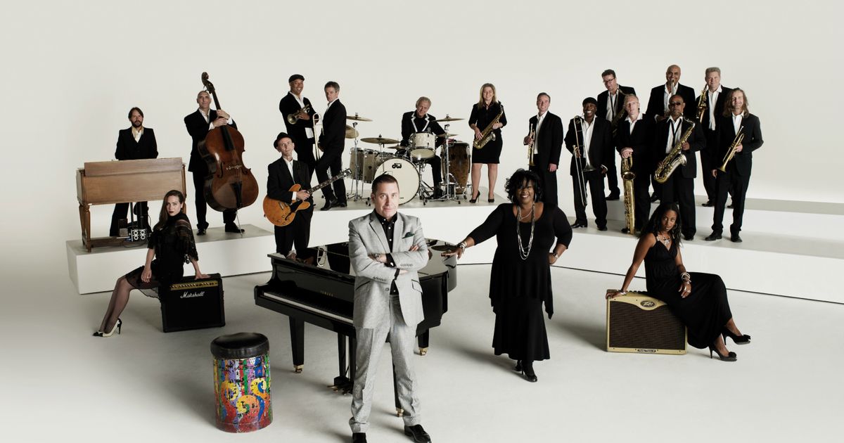 Promofoto von Concierto de Jools Holland & His Rhythm & Blues Orchestra en Londres.