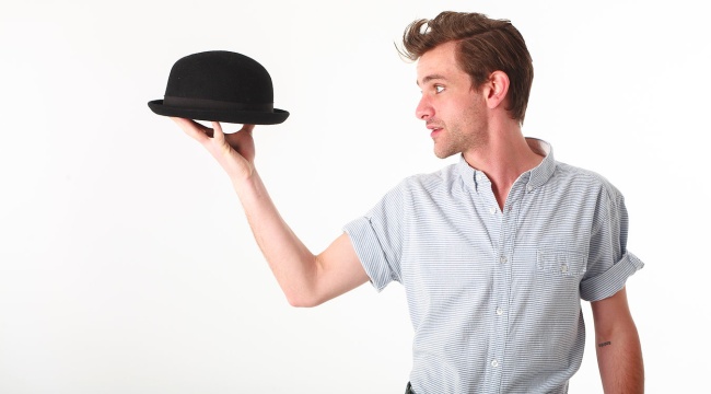Promotional photograph of Josef Salvat.