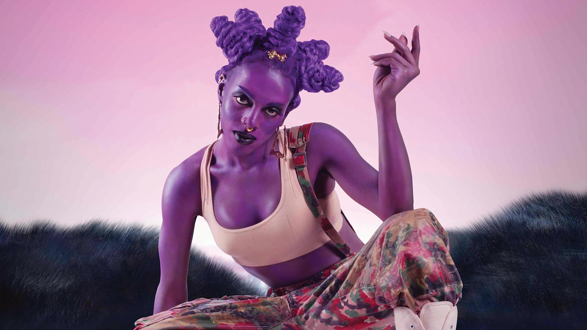 Fotografía promocional de Juliana Huxtable