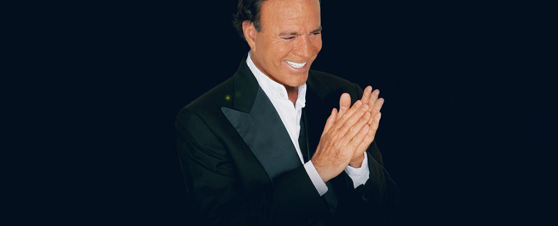 Promotional photograph of Julio Iglesias.