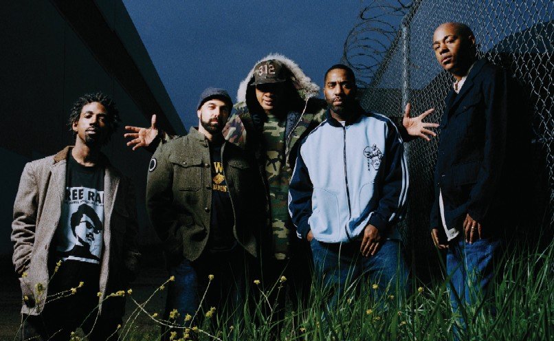Promotional photograph of Jurassic 5.