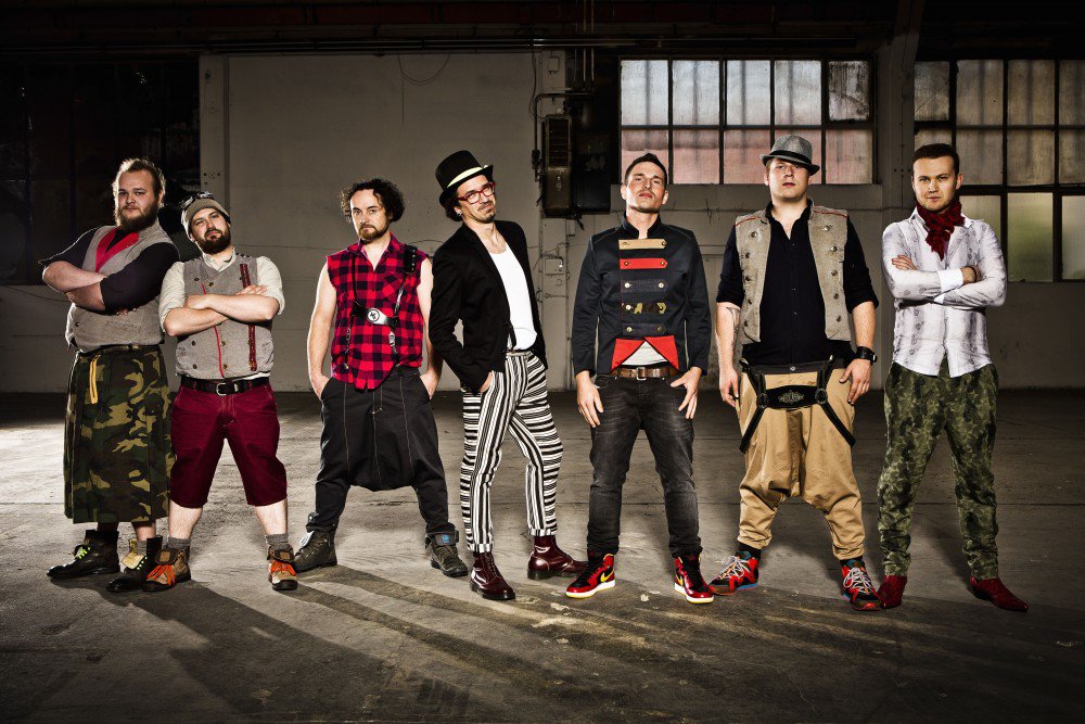 Promofoto von Concierto de Kellerkommando en Núremberg.