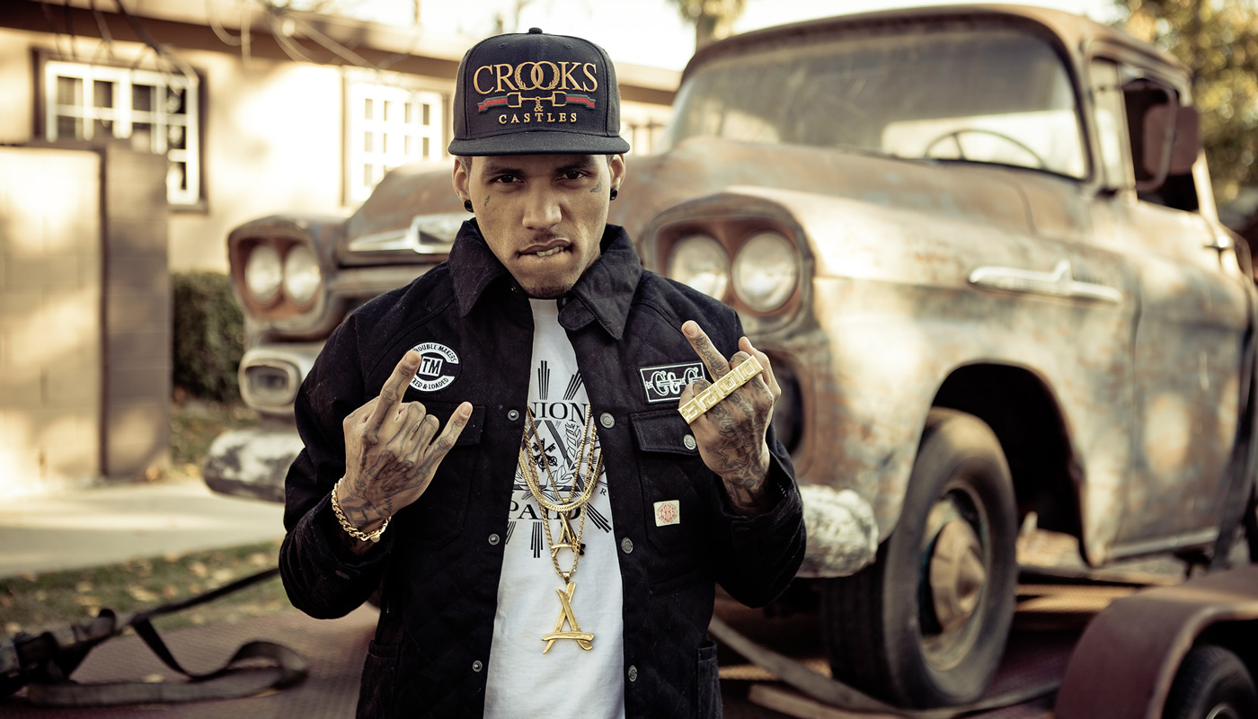 Promotional photograph of Kid Ink.