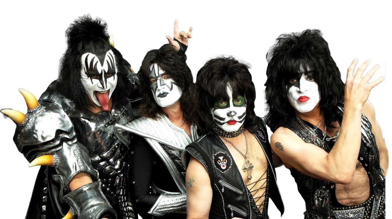 Promotional photograph of Kiss.