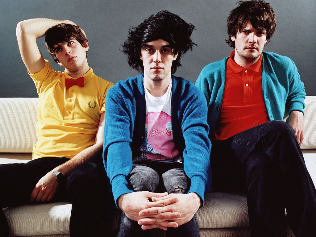 Promotional photograph of Klaxons.