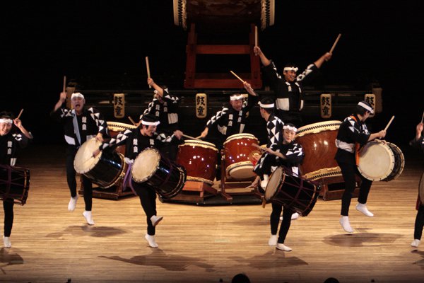 Fotografía promocional de Kodo taiko