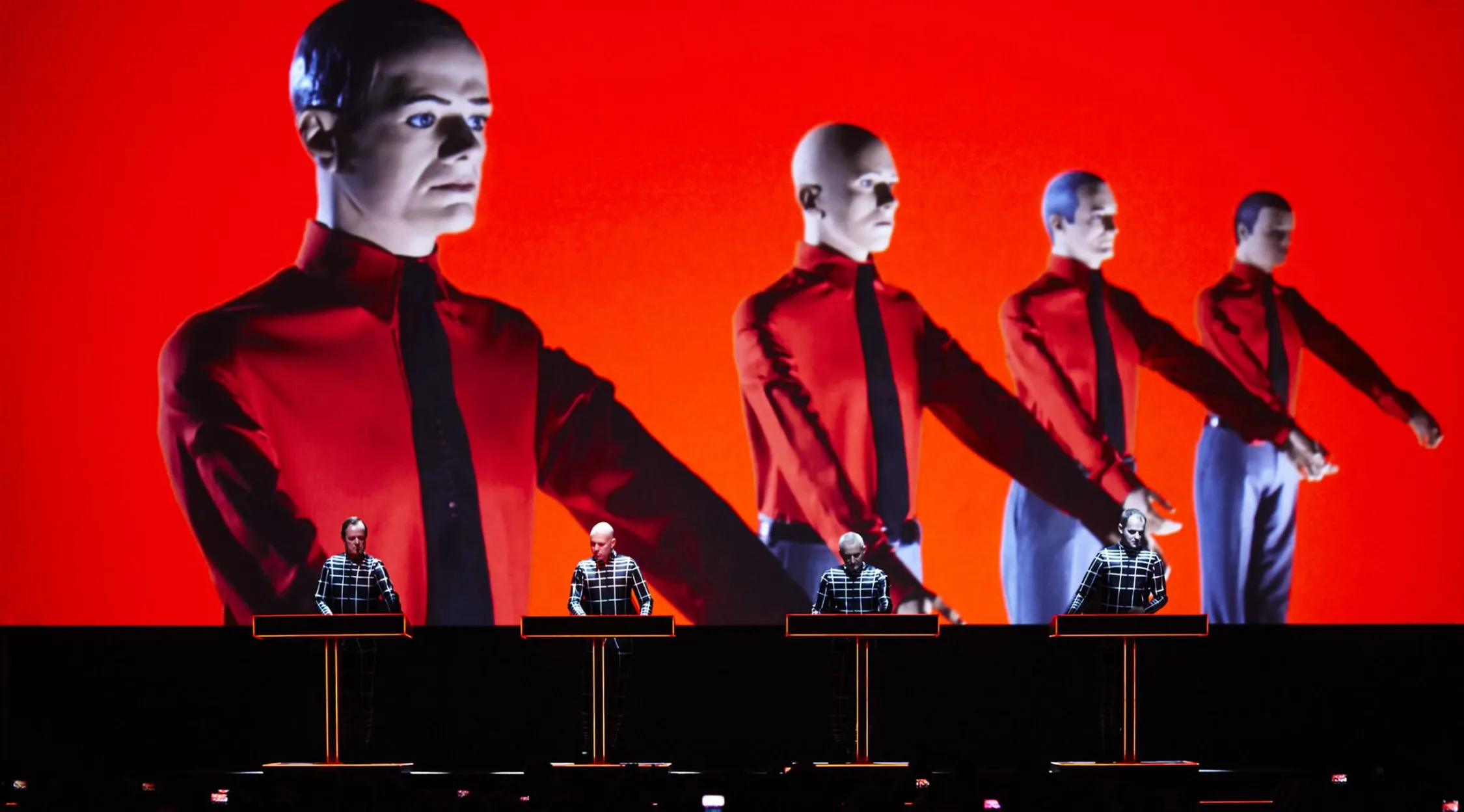 Fotografía promocional de Kraftwerk