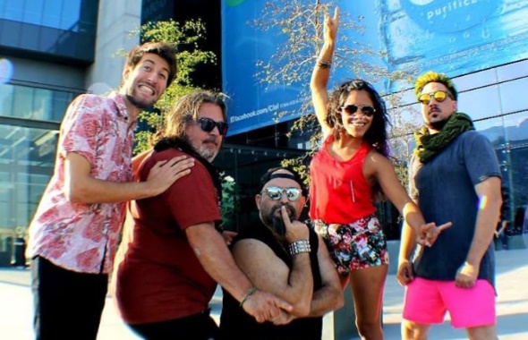 Fotografía promocional de La Burrita Cumbión