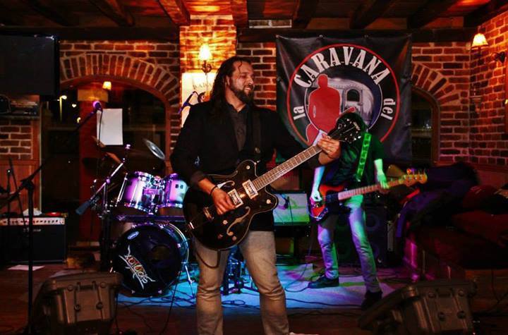 Promotional photograph of La Depravada Blues Band.