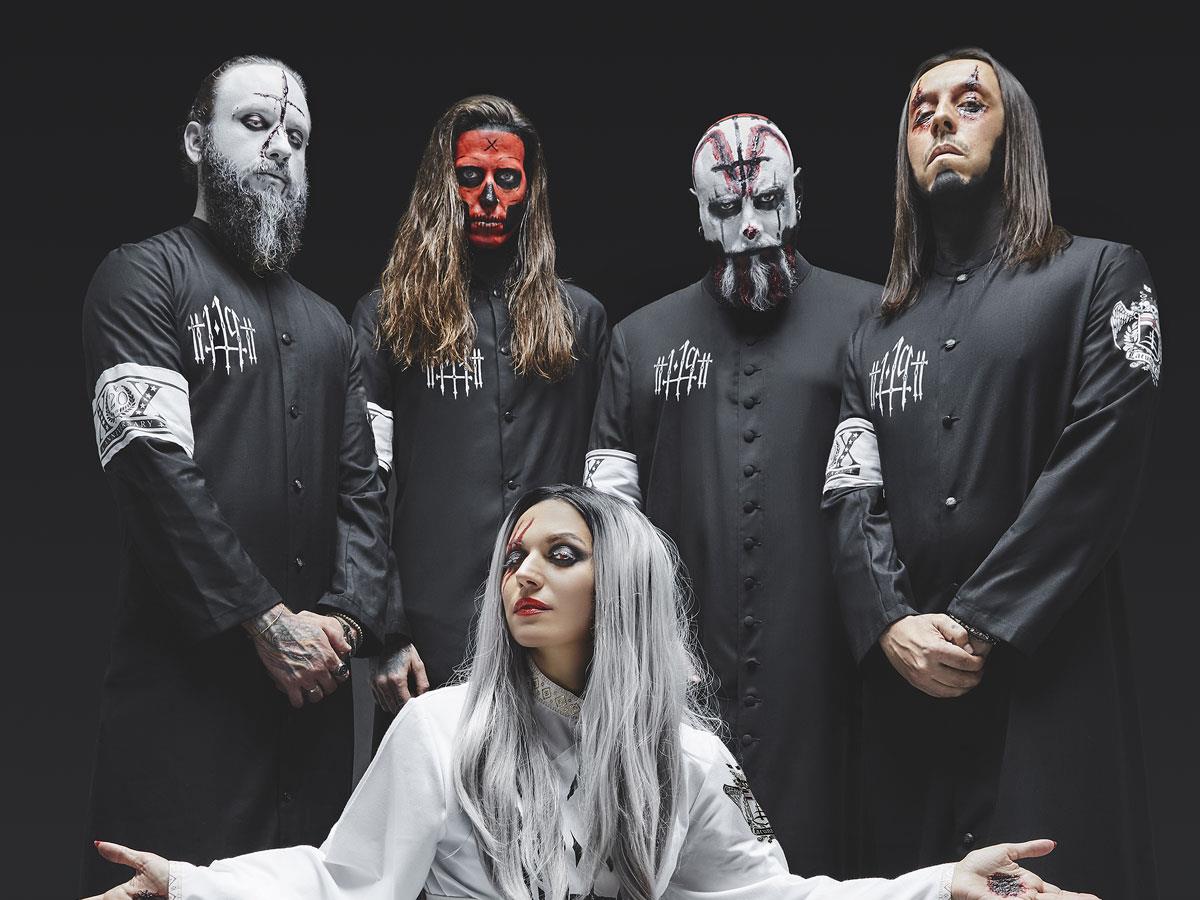 Fotografia promozionale di Lacuna Coil.