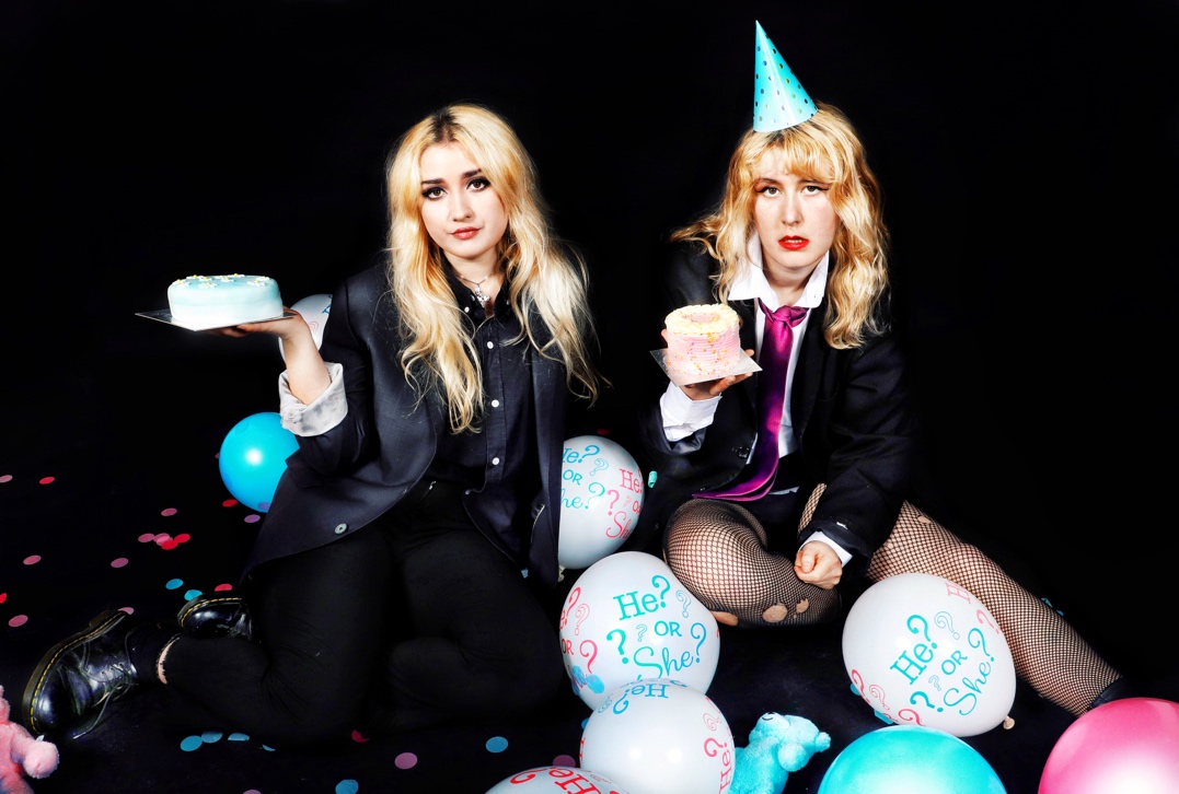 Promotional photograph of Lambrini Girls.
