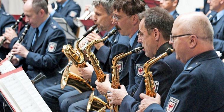 Promofoto von Landespolizeiorchester Brandenburg.