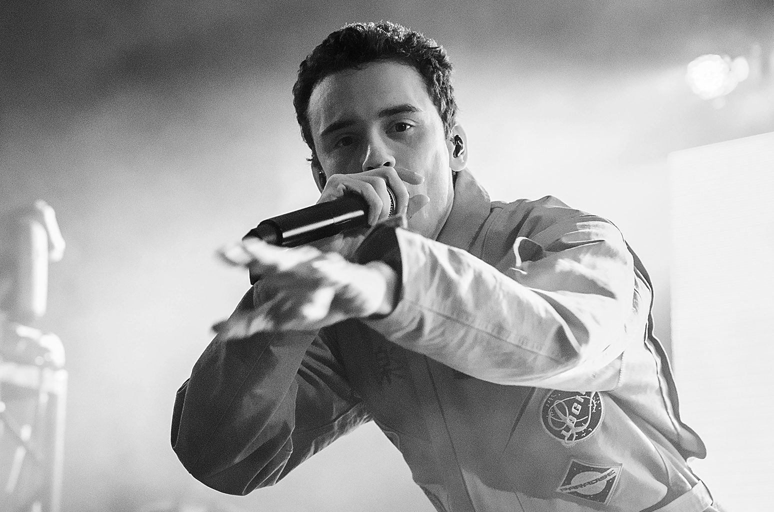 Promotional photograph of Logic.