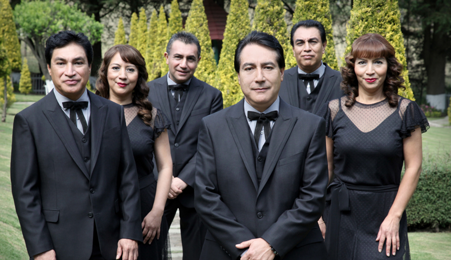 Fotografía promocional de Los Ángeles Azules