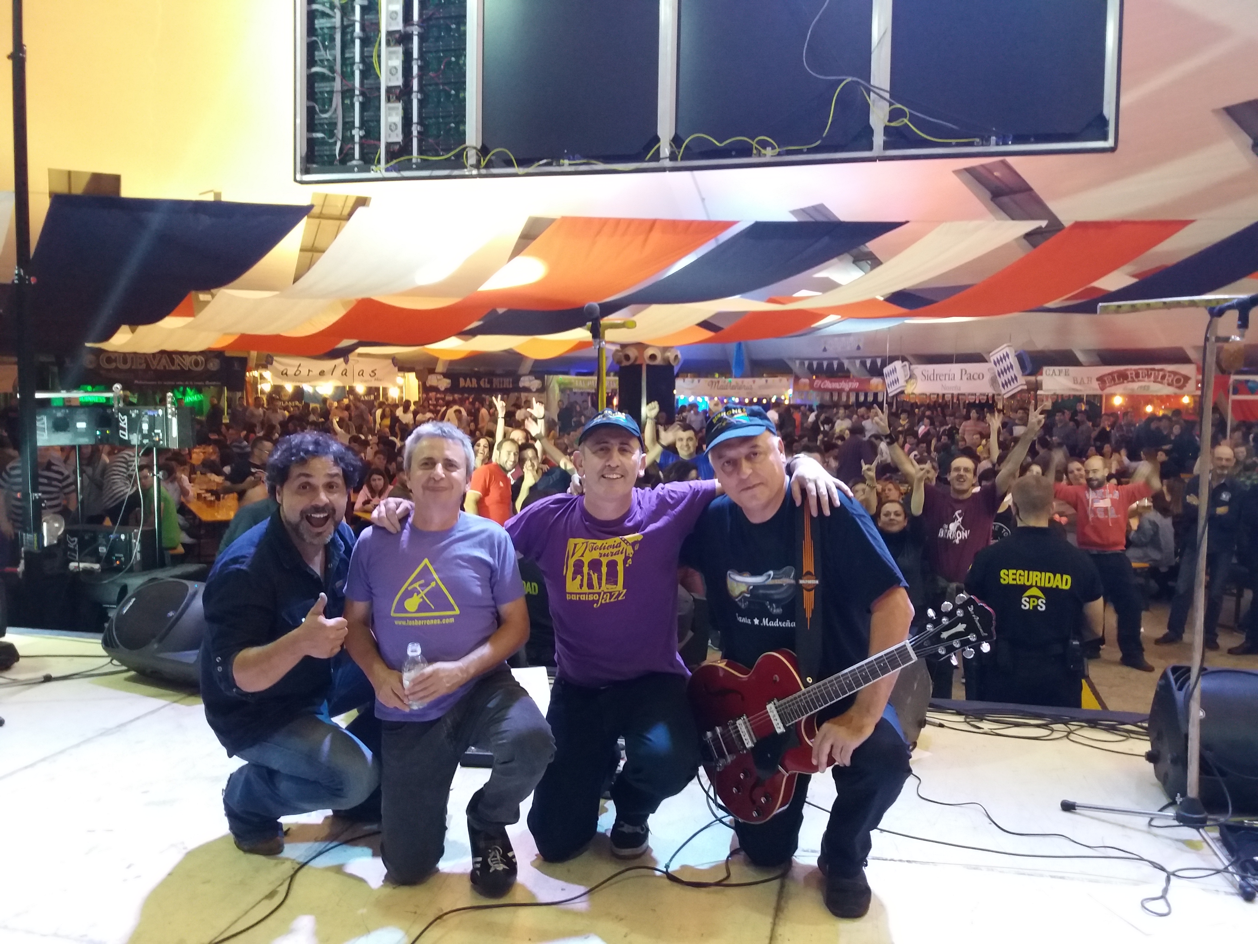 Fotografía promocional de Los Berrones