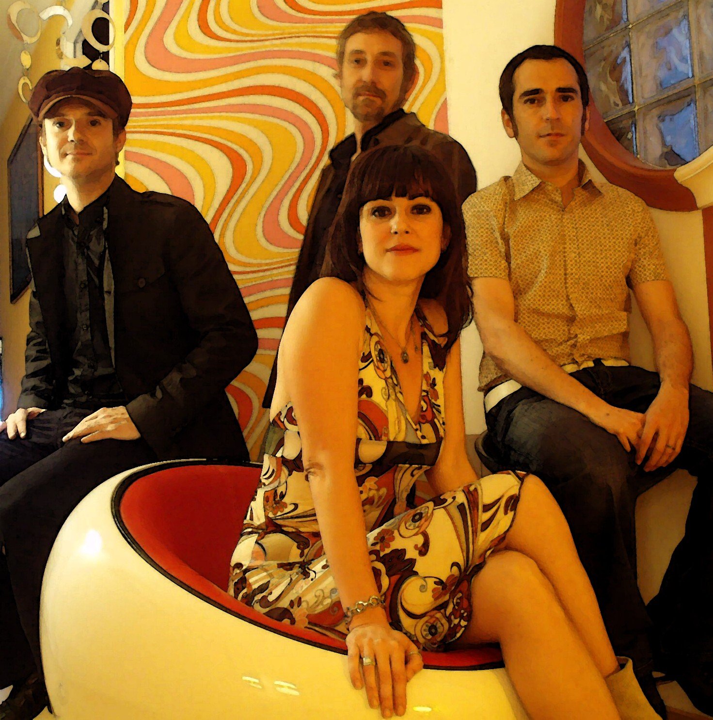 Fotografía promocional de Los Buhos