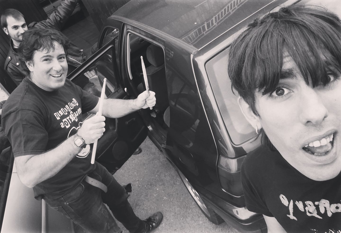 Fotografía promocional de Los Demenciales Chicos Acelerados (Tributo a Eskorbuto)