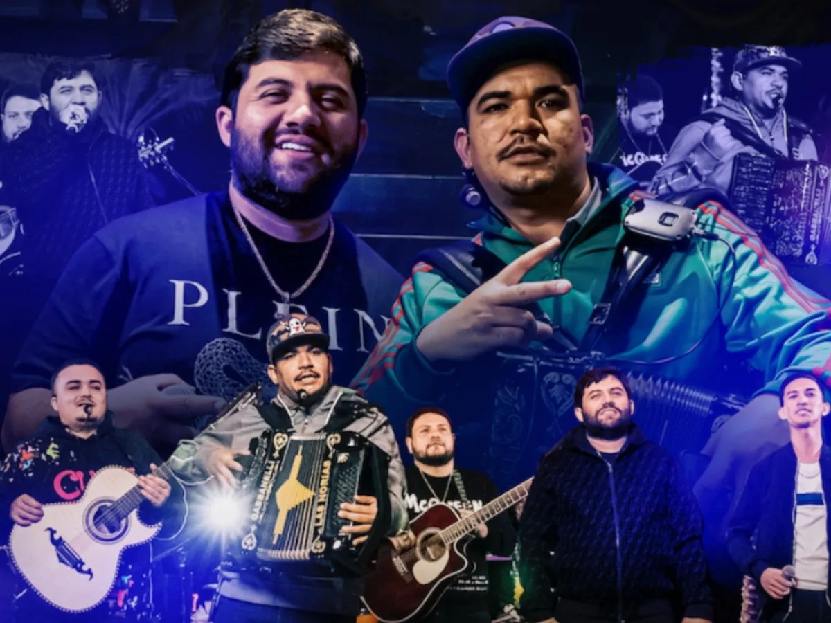 Promotional photograph of Concierto de Los inquietos del norte + Los Farmerz en San Antonio.