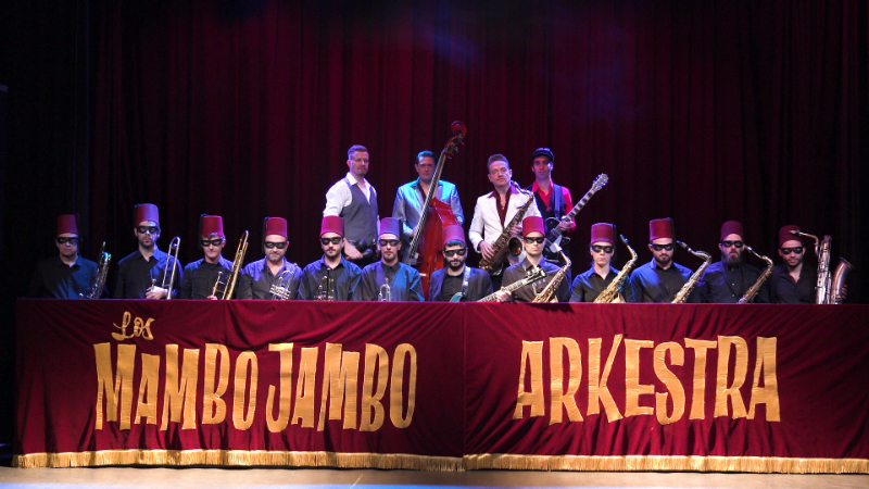 Fotografía promocional de Concierto de Los Mambo Jambo Arkestra en Amer
