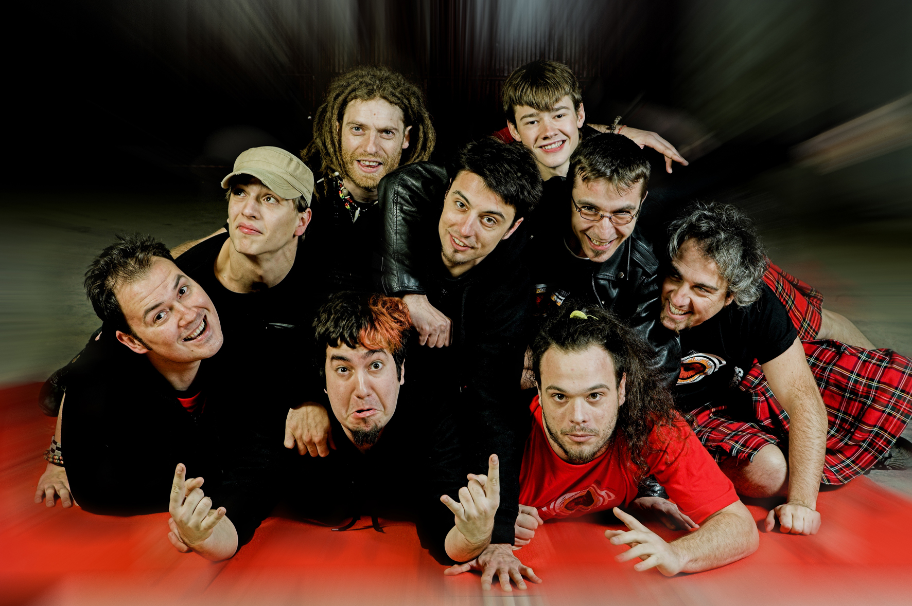 Fotografía promocional de Los Niños De Los Ojos Rojos