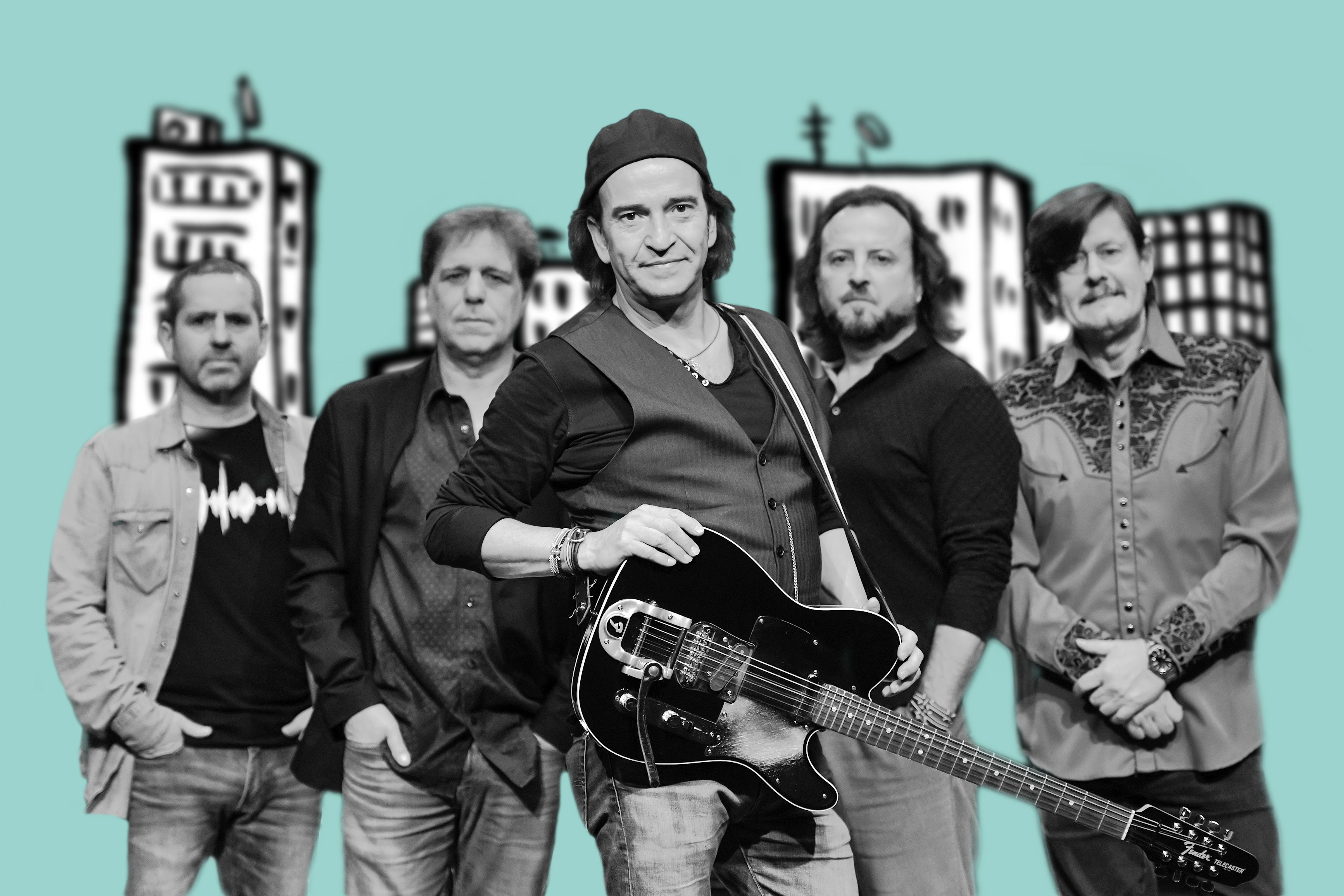 Fotografía promocional de Los Secretos