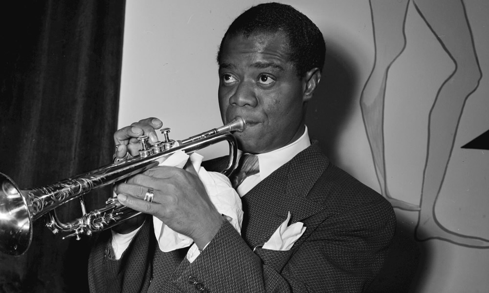 Fotografía promocional de Louis Armstrong