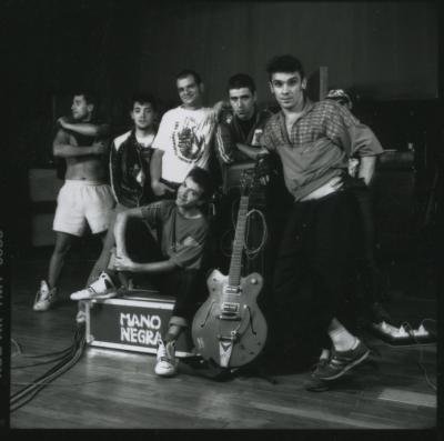 Promotional photograph of Mano Negra.