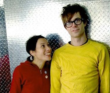 Promotional photograph of Matt and Kim.