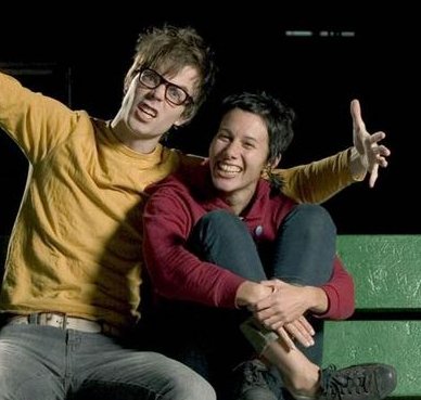 Promotional photograph of Matt & Kim.