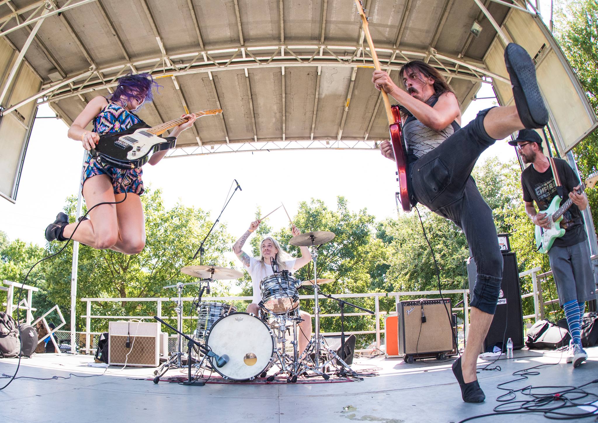 Fotografía promocional de Megafauna