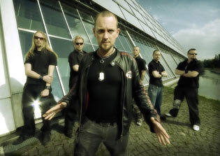 Promofoto von Concierto de Mercenary en Copenhague.