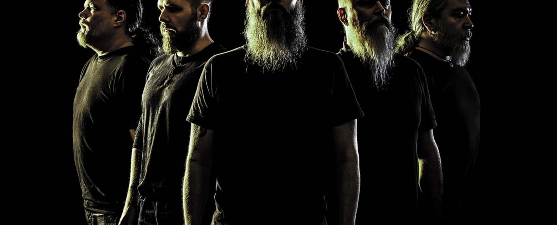 Promotional photograph of Meshuggah.