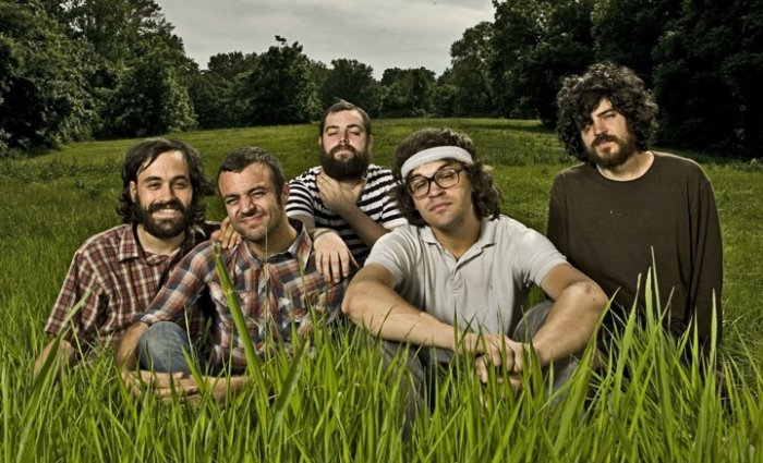 Promotional photograph of mewithoutYou.