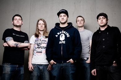 Promotional photograph of Misery Signals.
