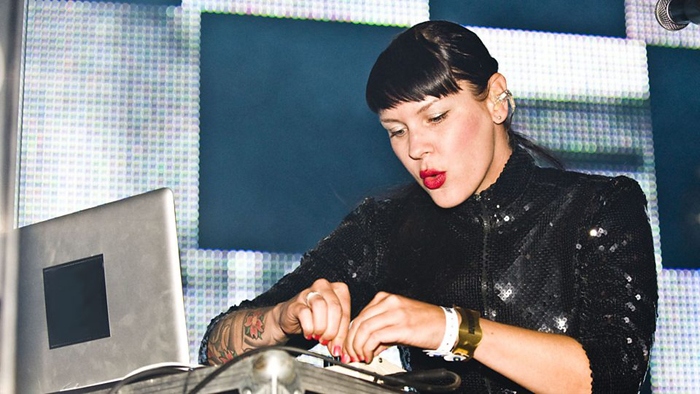 Fotografía promocional de Miss Kittin