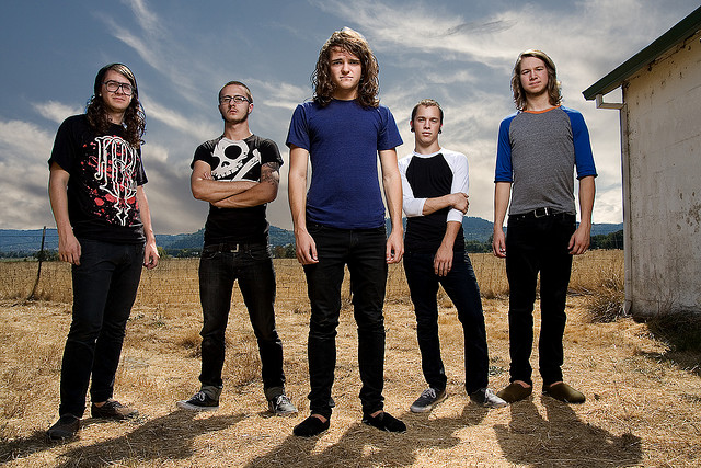 Promotional photograph of Miss May I.