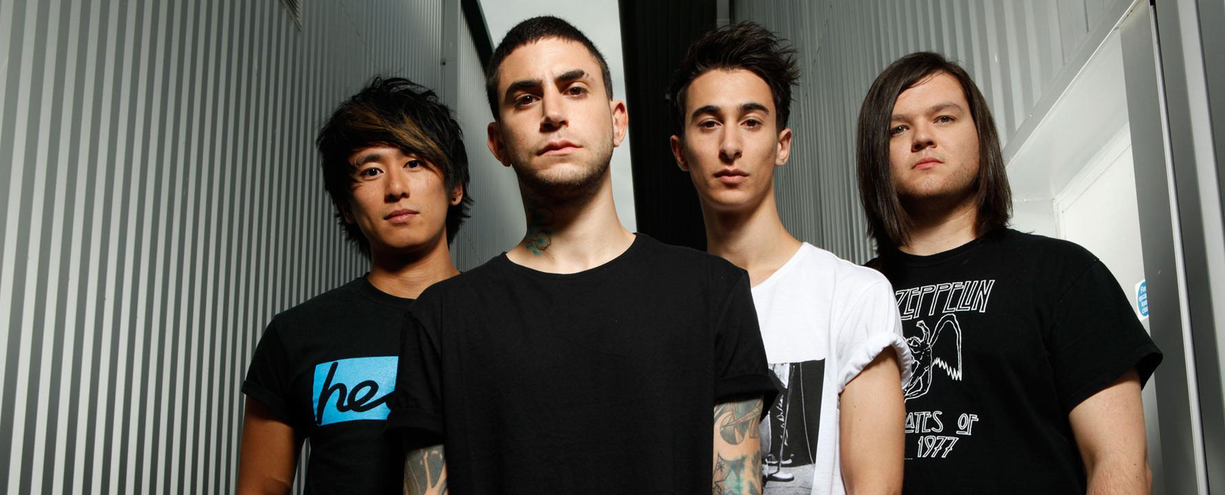 Promotional photograph of Modestep.