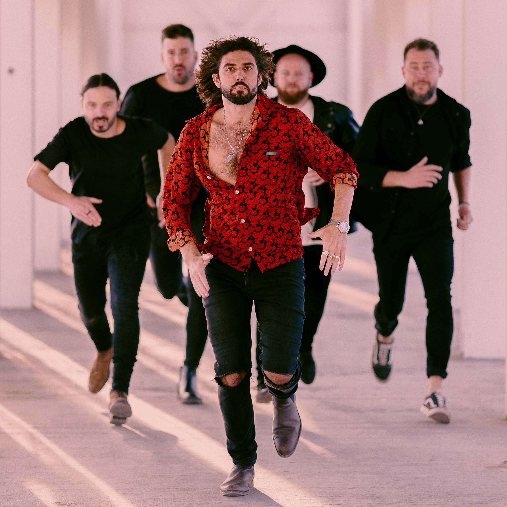 Fotografía promocional de Morning Drivers