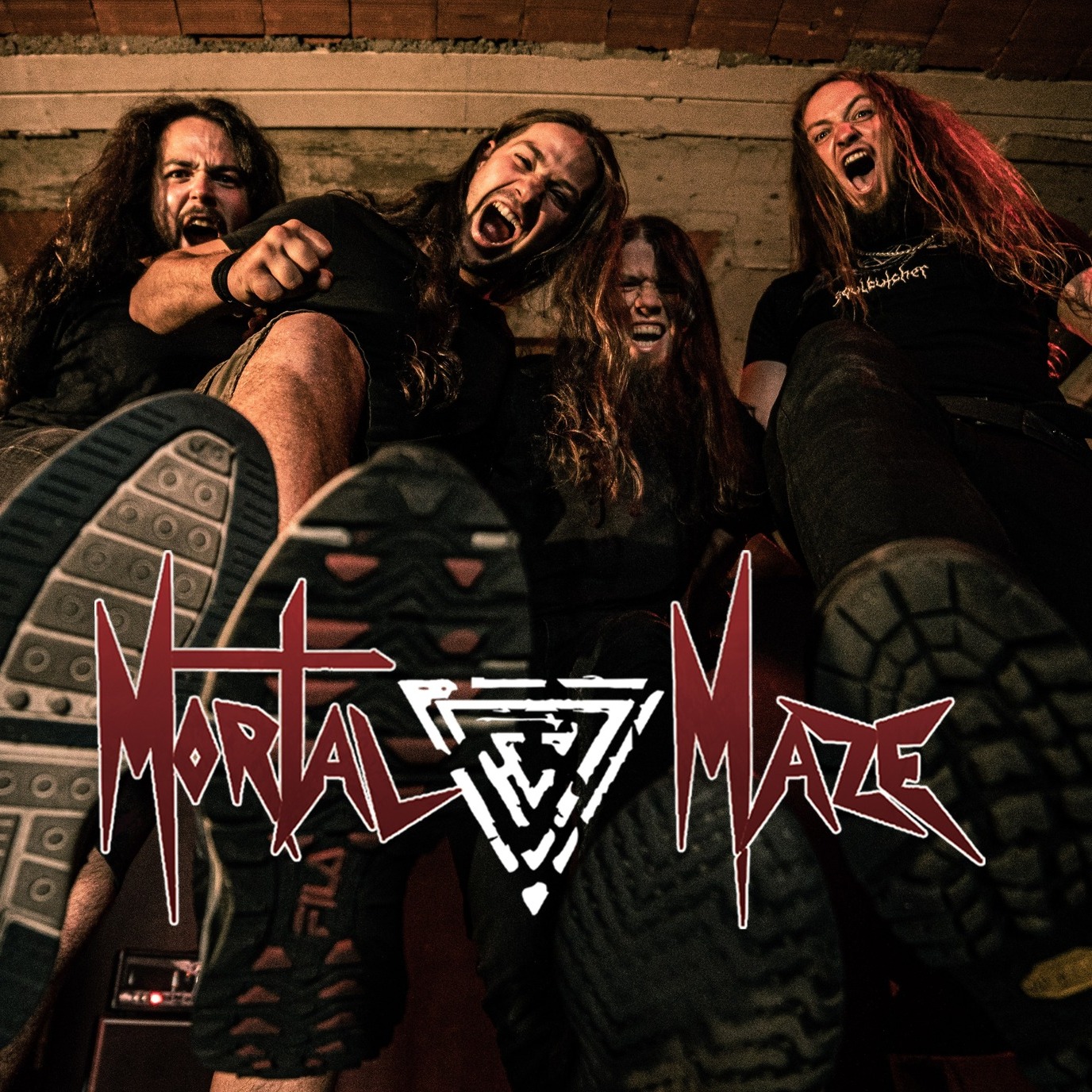 Fotografia promocional de Mortal Maze.