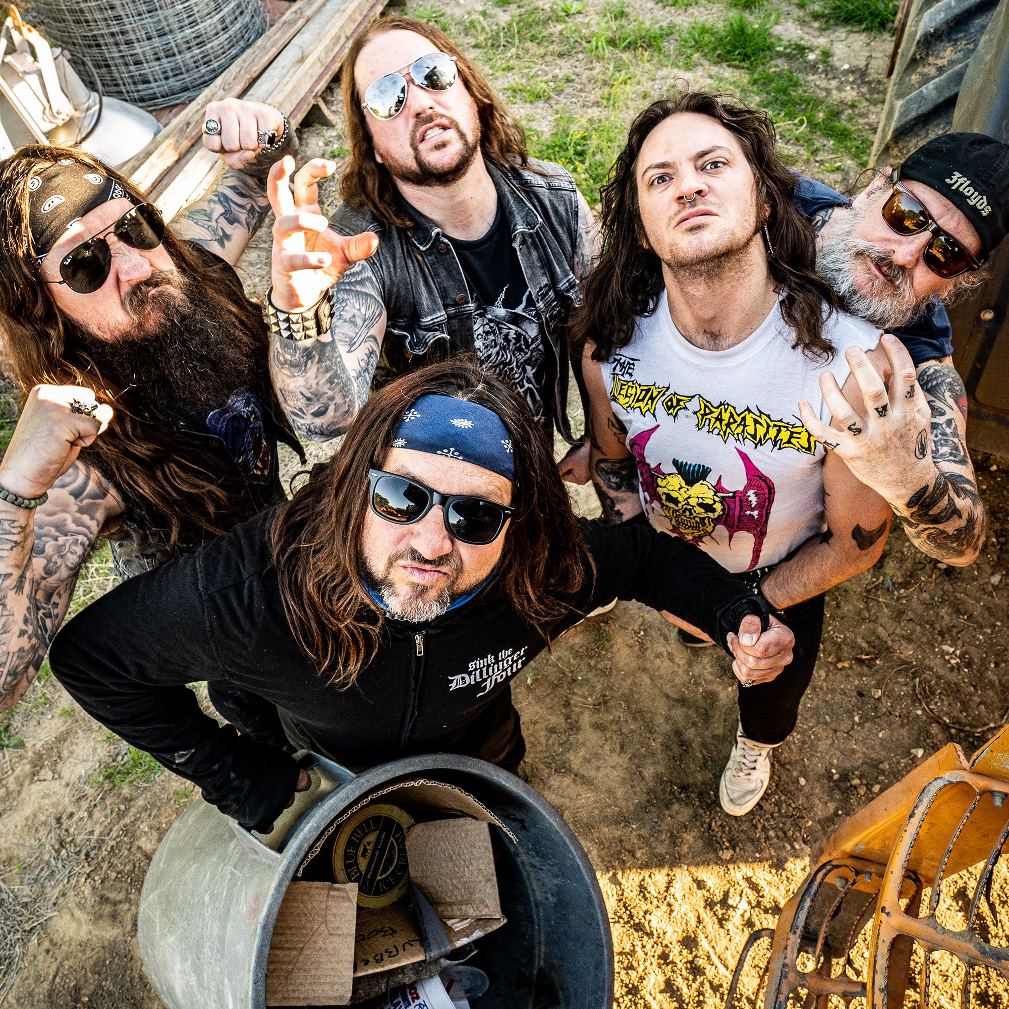 Fotografia promocional de Municipal Waste.