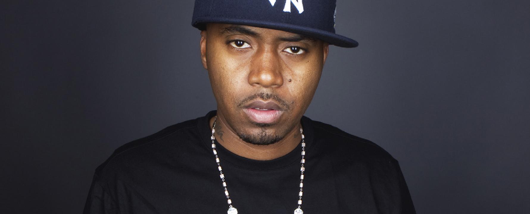Promotional photograph of Nas.