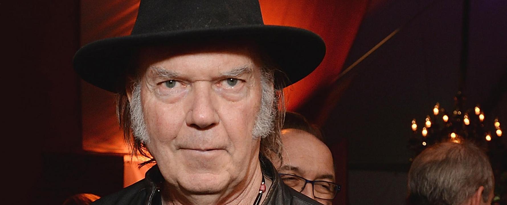 Promotional photograph of Neil Young.