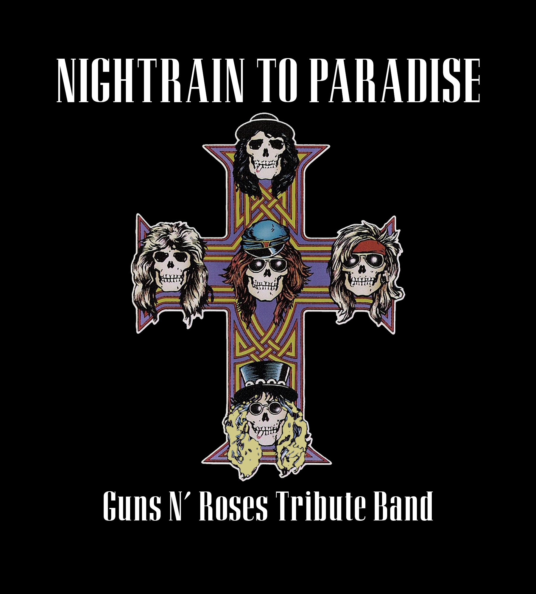 Fotografía promocional de Nightrain to Paradise - Tributo a Guns n' Roses