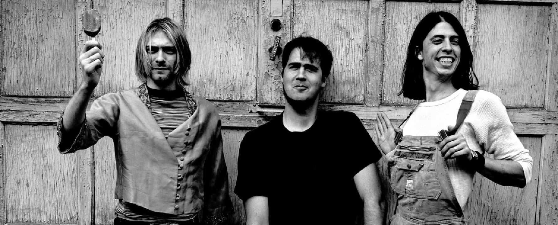 Promotional photograph of Nirvana.