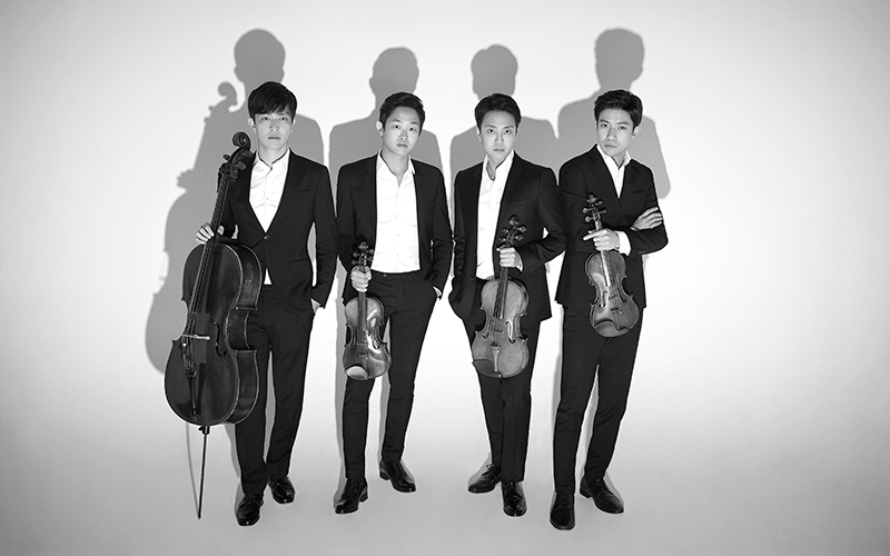 Fotografia promocional de Novus String Quartet.